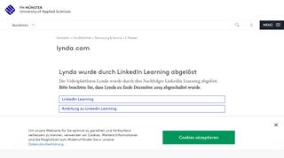 
                            7. Die Bibliothek - lynda.com - FH Münster