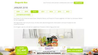 
                            9. Die Box von januar 2018 - Degustabox