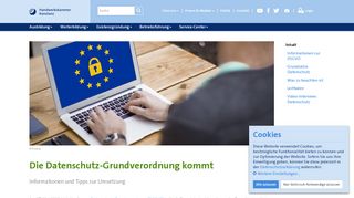 
                            13. Die Datenschutz-Grundverordnung kommt - Handwerkskammer ...