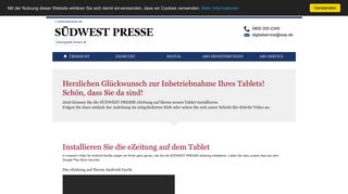 
                            4. Die Digital-Abos der Südwest Presse - eZeitung, swp.de und als App ...