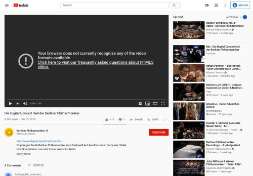 
                            13. Die Digital Concert Hall der Berliner Philharmoniker - YouTube
