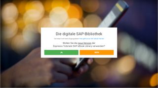 
                            1. Die digitale SAP-Bibliothek - Espresso Tutorials