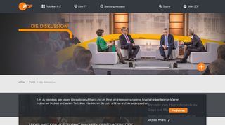 
                            4. die diskussion - ZDFmediathek