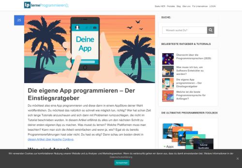 
                            6. Die eigene App programmieren - Der Einstiegsratgeber