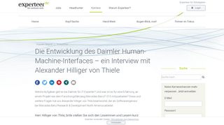 
                            13. Die Entwicklung des Daimler Human-Machine-Interfaces - ein ...