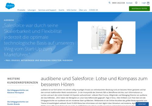 
                            3. Die Erfolgsgeschichte von Audibene - Salesforce Deutschland