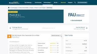 
                            9. Die FAU Physik: Eine chaotische Uni im Wald - Fariba | FAU – Uni ...