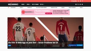 
                            12. Die FIFA 19 Web-App ist jetzt live! - Server-Probleme bei EA - Mein MMO