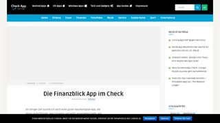
                            13. Die Finanzblick App im Check - Check-App