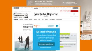 
                            5. Die Frau aus dem Netz: xing.com - Feuilleton - FAZ