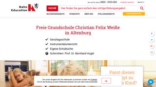 
                            2. Die Freie Grundschule Christian Felix Weiße in Altenburg - Rahn ...