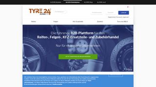 
                            1. Die führende B2B-Plattform für den Reifen-, Felgen - Tyre24.at