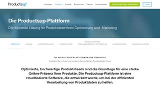 
                            3. Die führende Plattform für Produktdatenfeed-Optimierung ... - Productsup