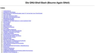 
                            13. Die GNU-Shell Bash (Bourne Again SHell) - TU Chemnitz