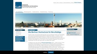 
                            2. Die GoBS Berlin » GoBS | Das 3-Stufen-Hochschulstudium für ...