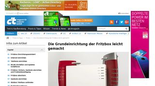 
                            8. Die Grundeinrichtung der Fritzbox leicht gemacht | c't Magazin - Heise