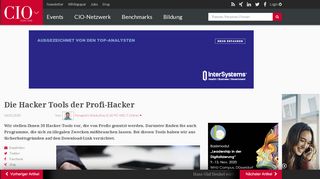 
                            3. Die Hacker Tools der Profi-Hacker - cio.de