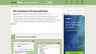 
                            10. Die Hardware ID herausfinden – wikiHow