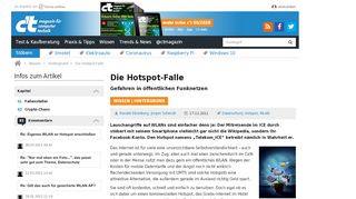 
                            2. Die Hotspot-Falle | c't Magazin - Heise