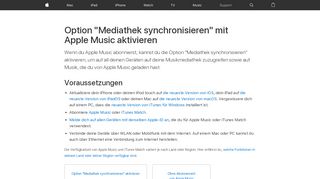
                            8. Die iCloud-Musikmediathek mit Apple Music aktivieren - Apple Support