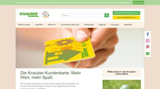 
                            2. Die Knauber Kundenkarte: Mehr Wert, mehr Spaß - Knauber ...