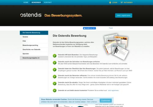 
                            4. Die kostenlose Ostendis Online-Bewerbung - ganz einfach.