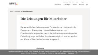 
                            6. Die Leistungen für Mitarbeiter - REWE Group