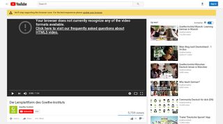 
                            6. Die Lernplattform des Goethe-Instituts - YouTube