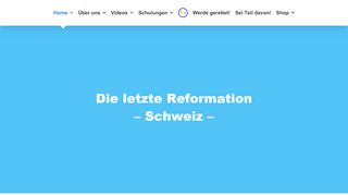 
                            2. Die Letzte Reformation - Kickstart in ein neues Leben mit Jesus