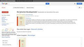 
                            8. Die lykischen Bundespriester: Repräsentation der kaiserzeitlichen ... - Google Books-Ergebnisseite