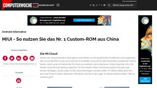 
                            6. Die Mi Cloud - Android-Alternative: MIUI - So nutzen Sie das Nr. 1 ...