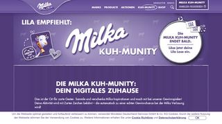 
                            1. Die Milka Kuh-munity: Dein digitales Zuhause