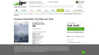 
                            13. Die Mitte der Welt - Andreas Steinhöfel (Buch) – jpc