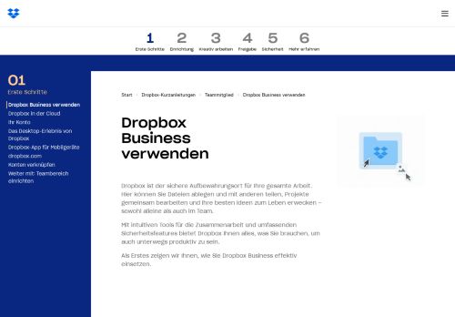 
                            6. Die mobile App herunterladen - Leitfaden für Dropbox Business ...