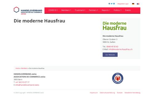 
                            12. Die moderne Hausfrau - Verband der Schweizer Online-Händler