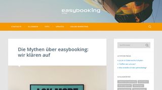 
                            5. Die Mythen über easybooking: wir klären auf - easybooking Blog