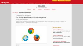 
                            7. Die nervigsten Browser-Probleme gelöst - PC Magazin