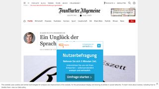 
                            13. Die neue deutsche Rechtschreibung ist gescheitert - FAZ