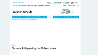 
                            10. Die neue E-Paper-App der Volksstimme