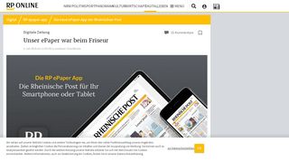 
                            1. Die neue ePaper-App der Rheinischen Post - RP Online