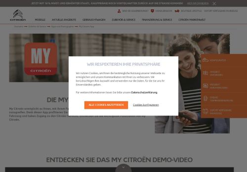 
                            4. Die neue Smartphone App MyCitroën - CITROËN DEUTSCHLAND