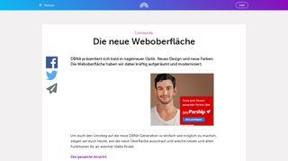 
                            5. Die neue Weboberfläche - DBNA