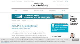 
                            13. Die Nr. 1* in der Kopflaustherapie - Deutsche Apotheker Zeitung