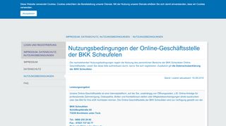 
                            10. die Nutzungsbedingungen der Online-Geschäftsstelle der BKK ... - Login