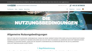 
                            4. Die Nutzungsbedingungen von Zizoo | Zizoo