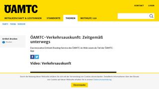 
                            3. Die ÖAMTC-Verkehrsauskunft mobil - Anleitung | ÖAMTC