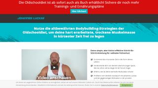 
                            1. Die Oldschooldiet von Johannes Luckas | So kommst du in absolute ...