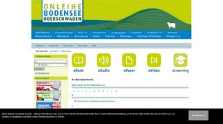 
                            8. die Onleihe Bodensee-Oberschwaben. My Account : Login : Library ...