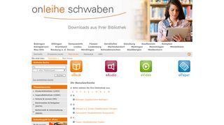 
                            1. die Onleihe Schwaben. My Account : Login : Library Selection