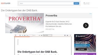 
                            7. Die Ordertypen bei der DAB Bank. - PDF - DocPlayer.org